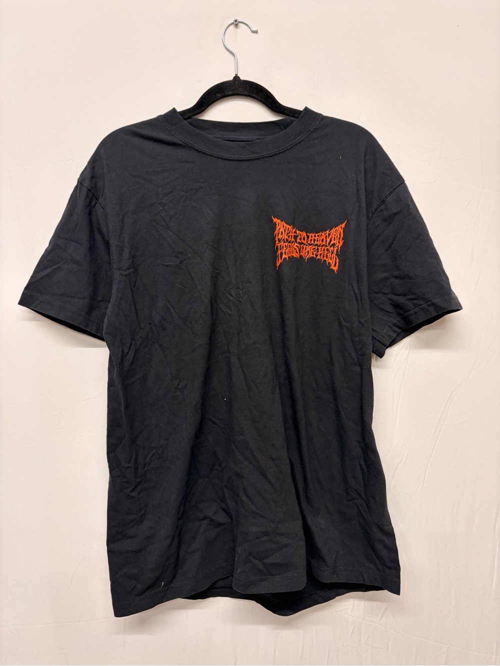 COVE Men's Path To Heaven Feels Like Hell T-Shirt Size L